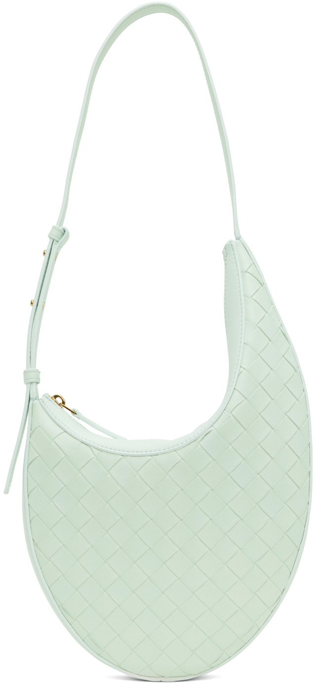 Bottega Veneta dropバッグ Bottega Veneta: Blue Small Drop Bag | SSENSE