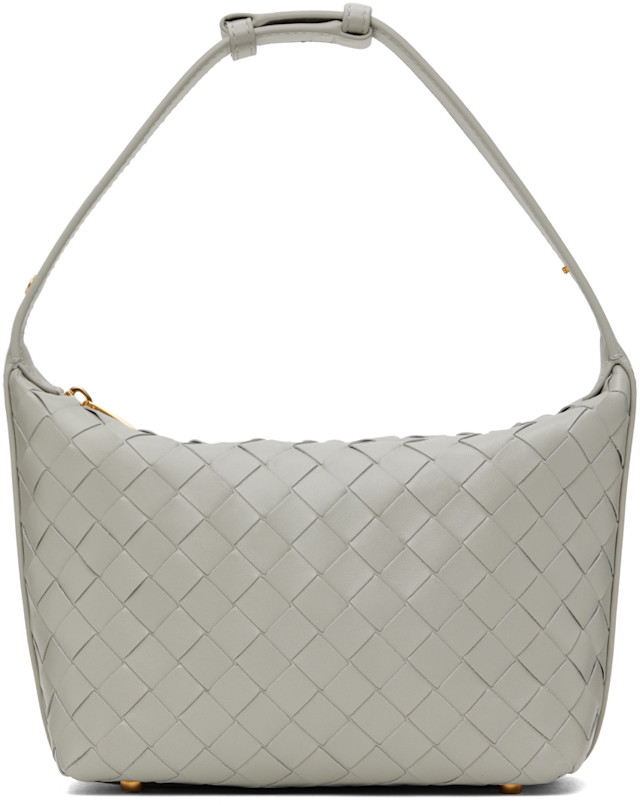 BOTTEGA VENETA グレー ショルダーバッグ Bottega Veneta: Gray Mini Wallace Shoulder Bag | SSENSE