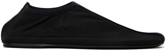Christopher Esber: Black Mesh Slippers | SSENSE