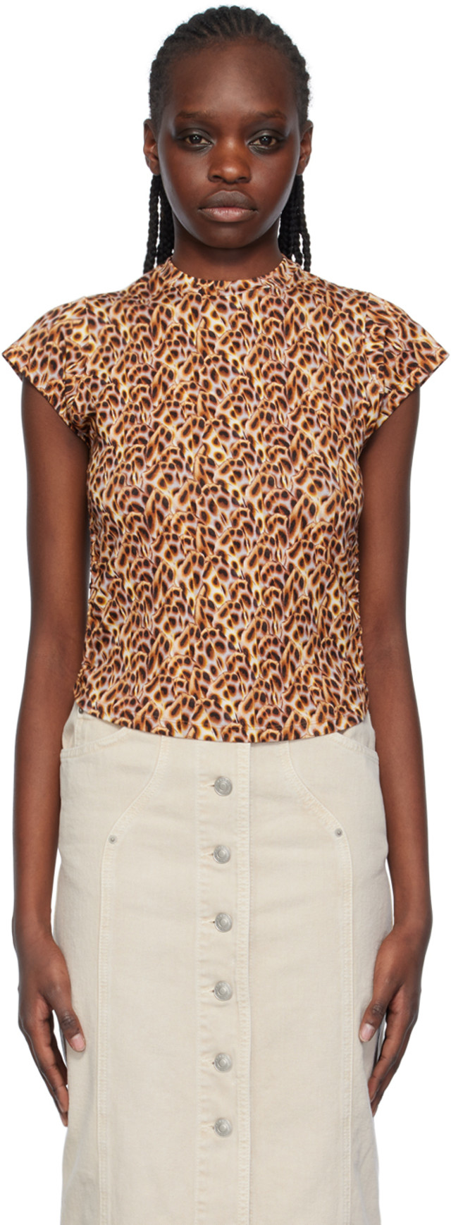ti！ISABEL MARANT ETOILE Isabel Marant Etoile: Multicolor Juviana T-Shirt | SSENSE