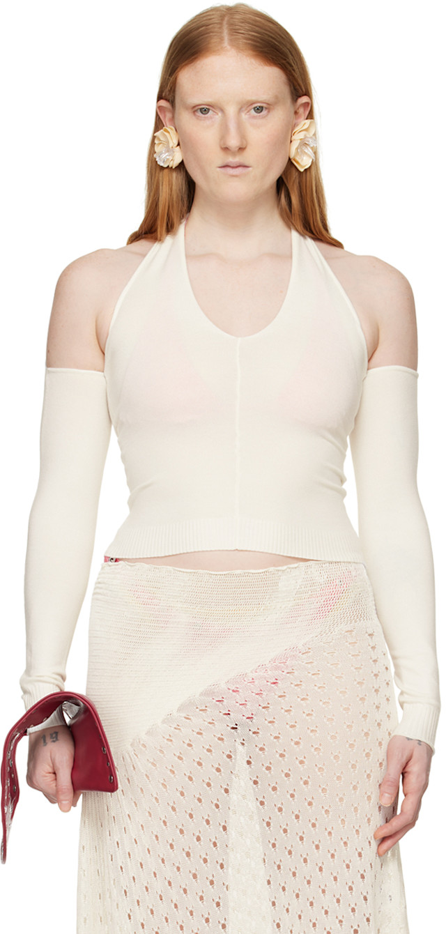 Gimaguas: White Birke Sweater | SSENSE