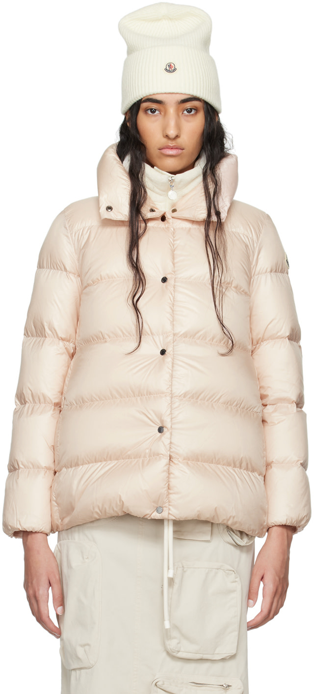 Moncler: ピンク Cochevis ダウンジャケット | SSENSE 日本