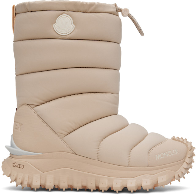 mk✨MONCLER モンクレール パフスリーブスプリング ニット✨ Moncler: Pink Trailgrip Après High Boots | SSENSE