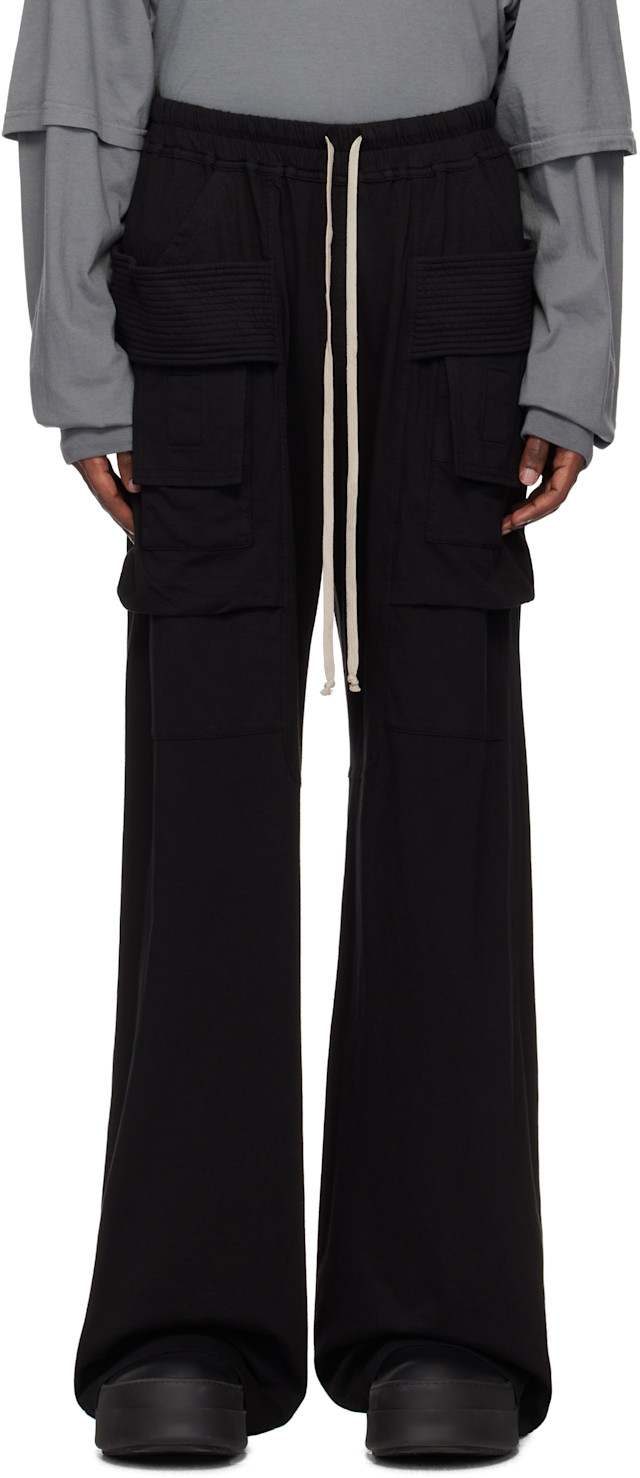 パンツ Rick Owens Drkshdw Creatch Cargo Pants Creatch Cargo Drawstring in Black – SVRN