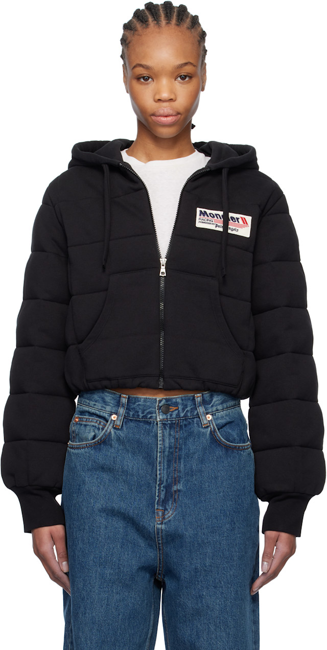 ミッキー　MONCLER　トップス Moncler Genius Moncler x Palm Angels Gray Tricot Beanie Moncler Genius