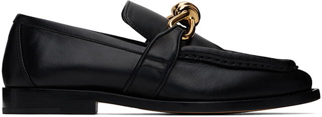 Bottega Veneta: ブラック Astaire ローファー | SSENSE 日本