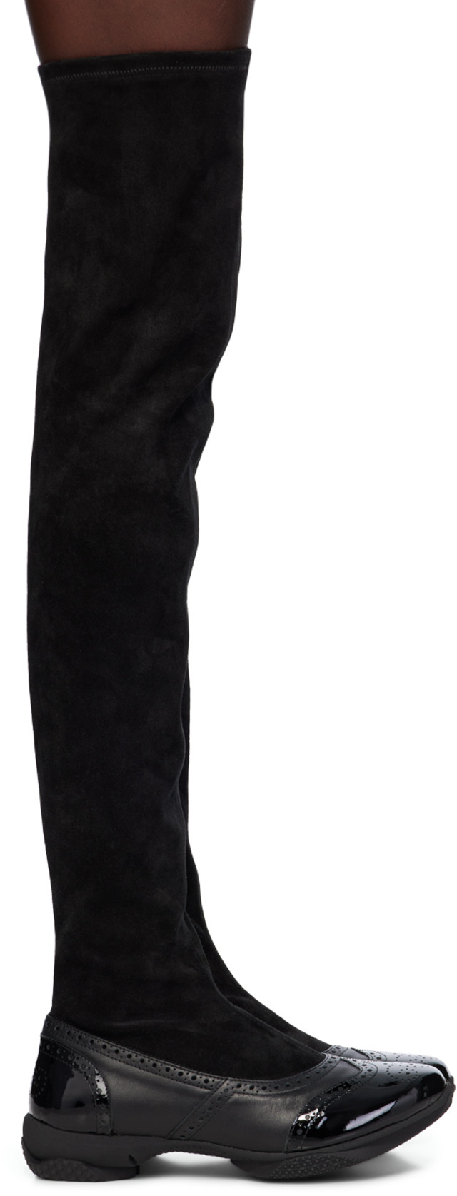 Kiko Kostadinov: Black Sonia High Boots | SSENSE
