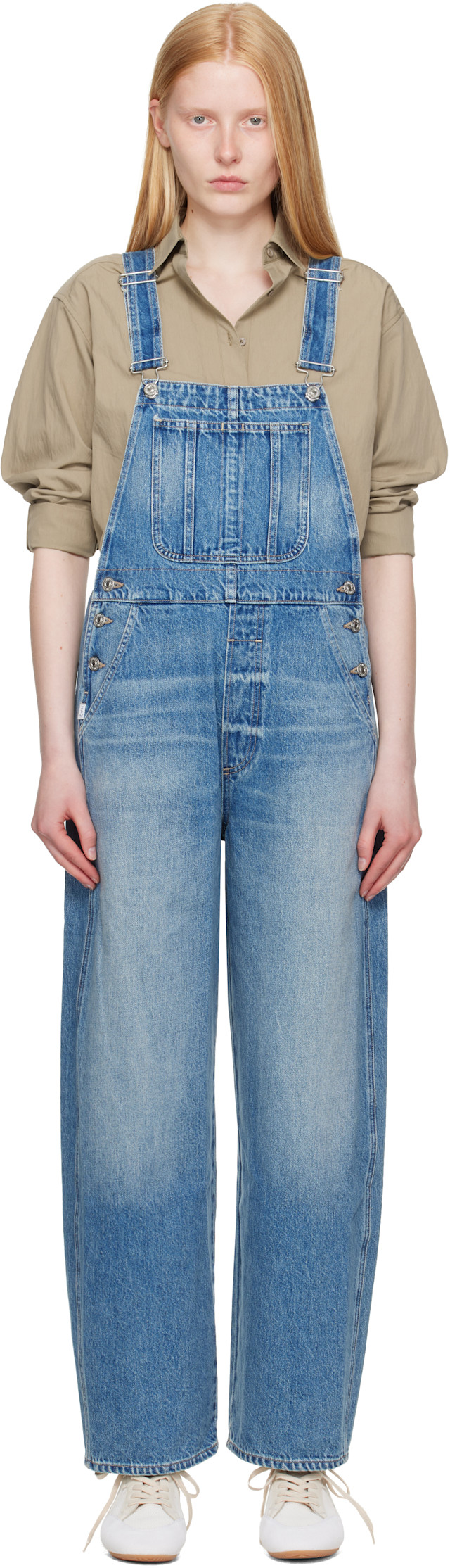 Orphek オルフェイク90cm　ブループラス Citizens of Humanity: Blue Freya Denim Overalls | SSENSE