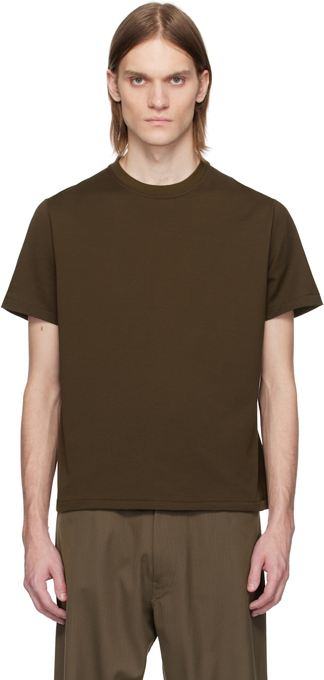 Omar Afridi: Brown Cotton T-shirt | SSENSE South Korea