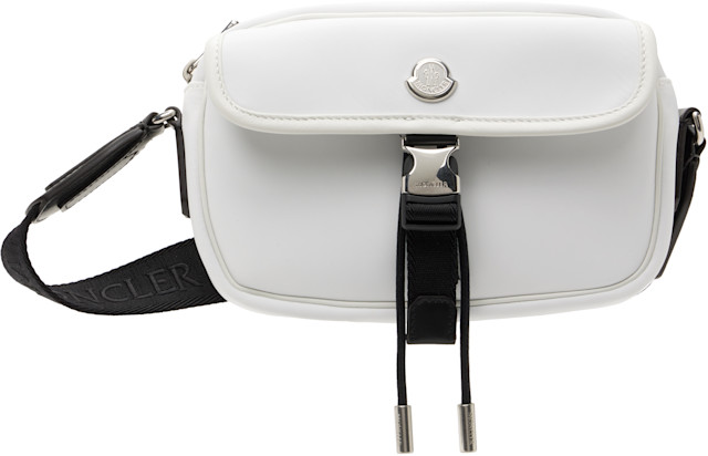 MONCLER ポーチ　　ホワイト moncler-white-new-trick-cross-