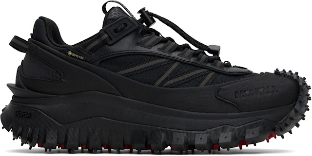 Moncler: Black Trailgrip GTX Low Sneakers | SSENSE