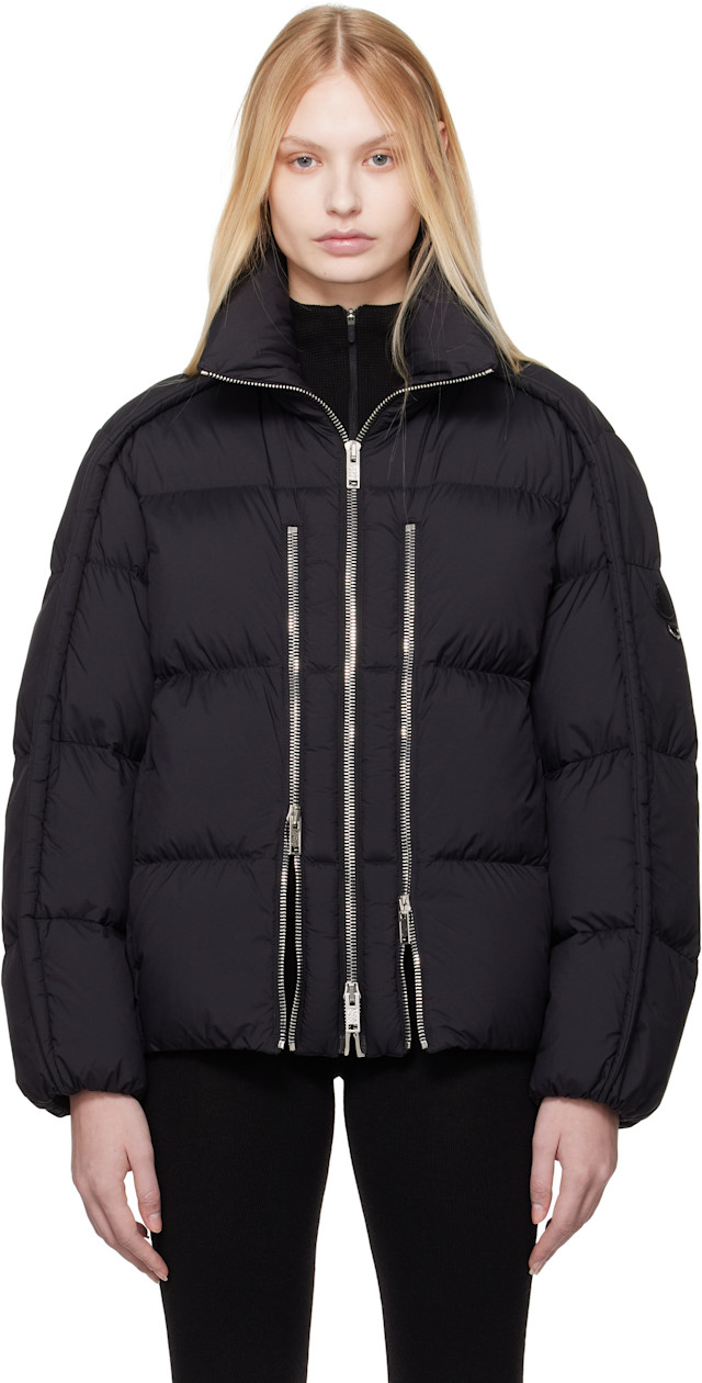 Moncler Genius: Moncler x Willow Smith Black Jayel Down Jacket