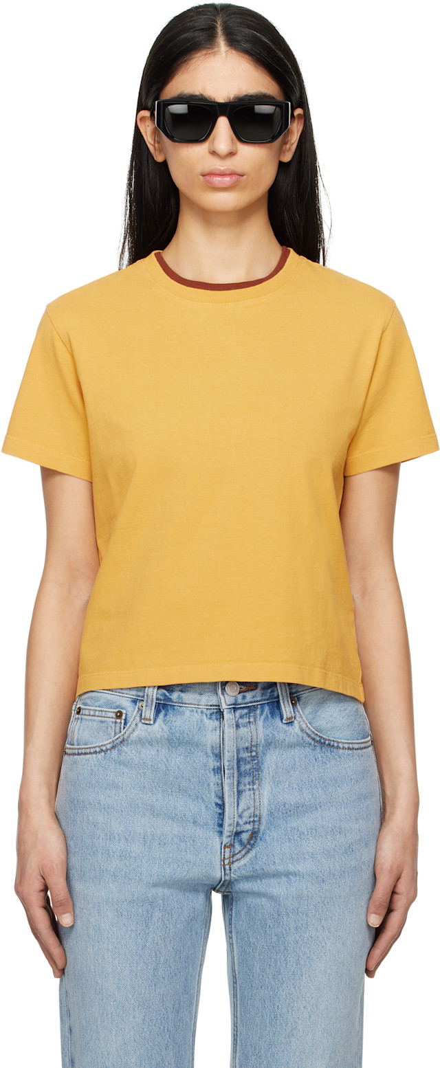 Still Here: SSENSE Exclusive Yellow 'The Shirt' T-shirt | SSENSE
