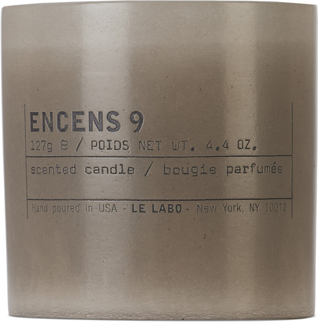 Le Labo: Encens 9 Medium Concrete Candle, 127 g | SSENSE