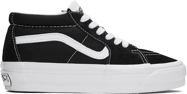 Vans: Black & White Premium Sk8-Mid Reissue 83 Sneakers | SSENSE
