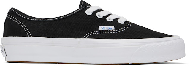 新品 28㎝ 国内完売 VANS AUTHENTIC REISSUE 44 黒 Vans: Black Authentic Reissue 44 Sneakers | SSENSE