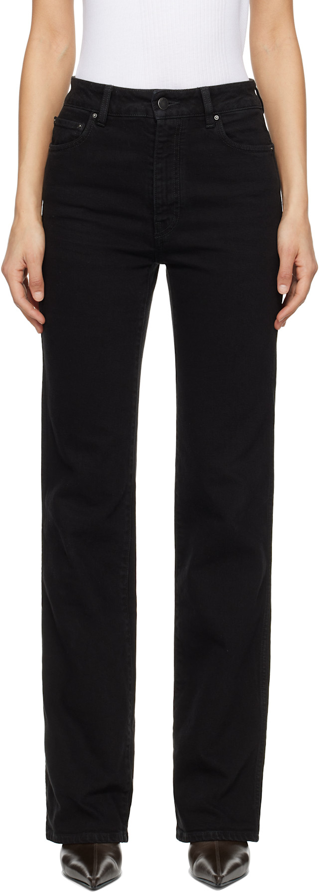 AMIRI: Black MA Quad Patch Slim Jeans | SSENSE