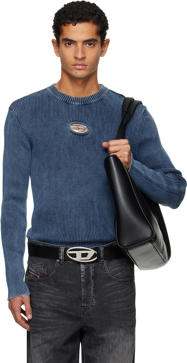 Diesel: Blue K-Darin-D Sweater | SSENSE Canada