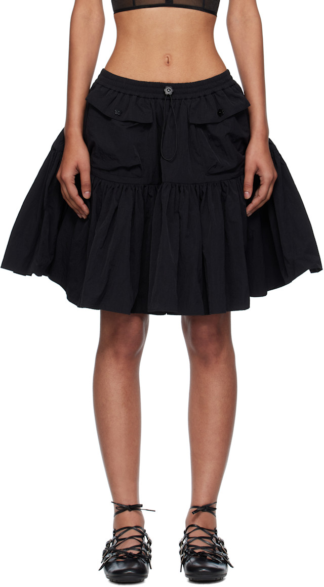 Cecilie Bahnsen: Black Blair Miniskirt | SSENSE