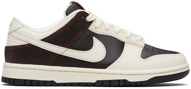 Nike: ブラウン＆オフホワイト Dunk Low Retro スニーカー | SSENSE 日本