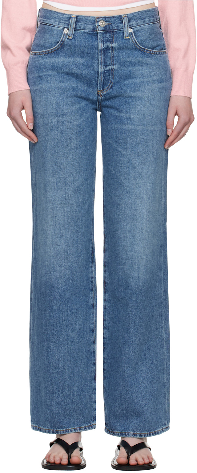 Citizens of Humanity: Blue Annina High Rise Wide Leg 33