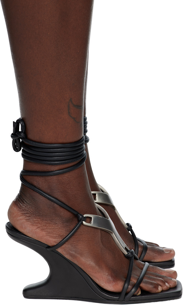 Rick Owens Lilies: Black Concordians Cantilever 8 Hydra Heeled