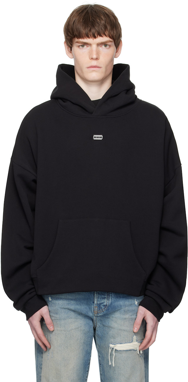 Stolen Girlfriends Club: Black Stolen Razor Hoodie | SSENSE