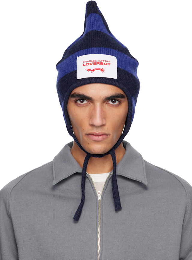 Charles Jeffrey LOVERBOY: ブルー Spike ボンネット ビーニー