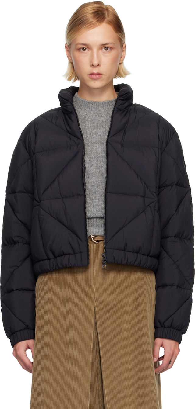 Moncler: Black Anafi Down Jacket | SSENSE
