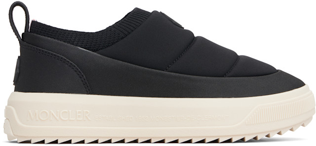 MONCLER アンテミスブラック サイズ1 Moncler: Black Altive Slip-On Trainer Sneakers | SSENSE