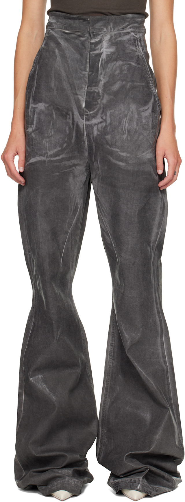 17277✨RICK OWENS DRKSHDW サルエル デニムパンツ グレー Rick Owens DRKSHDW: グレー Concordians Dirt Bolan ジーンズ