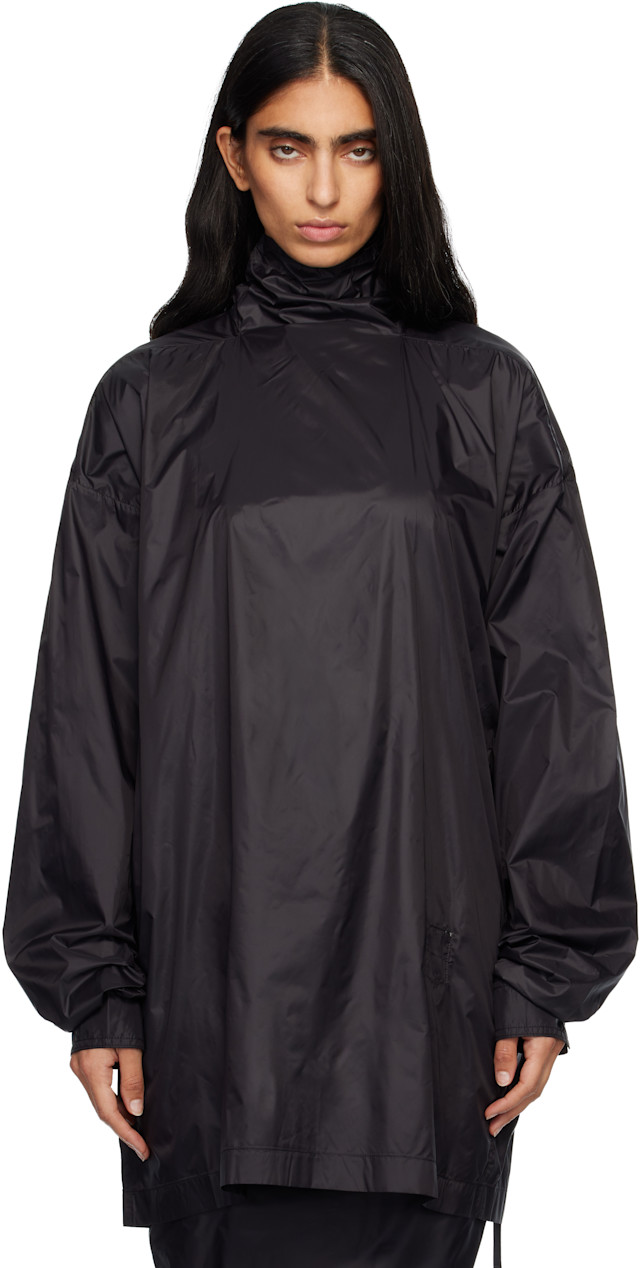 Rick Owens DRKSHDW: Black Concordians Jumbo Turtleneck | SSENSE