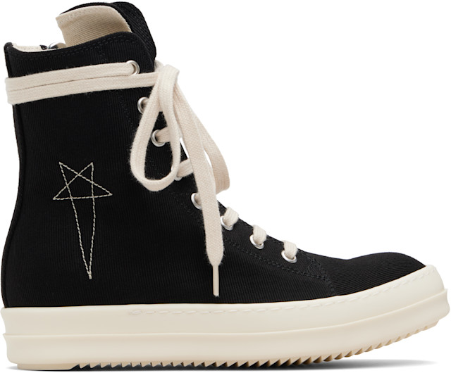 Rick Owens DRKSHDW: ブラック Concordians Vegan Sneaks スニーカー
