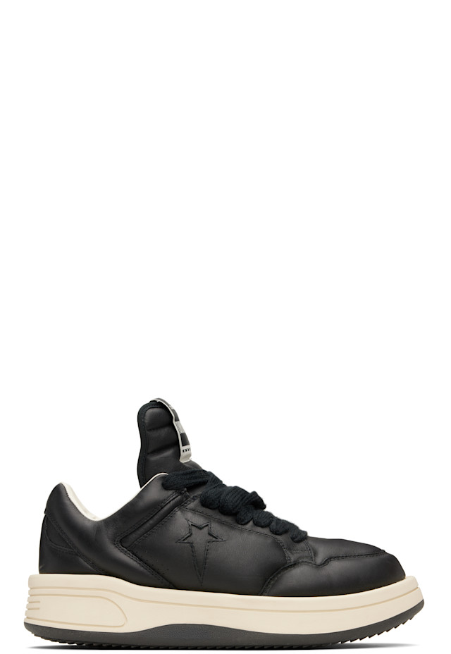 Rick Owens DRKSHDW: Black Converse Edition TURBOWPN Ox Sneakers
