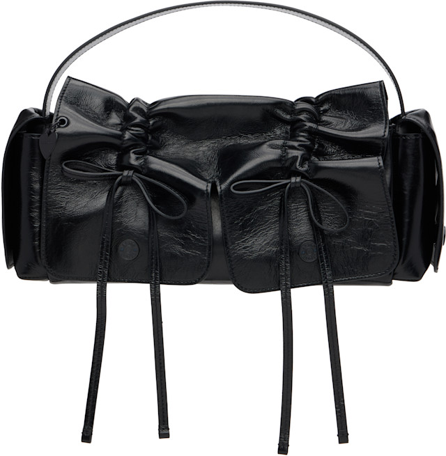Acne Studios: Black Multipocket Bag | SSENSE