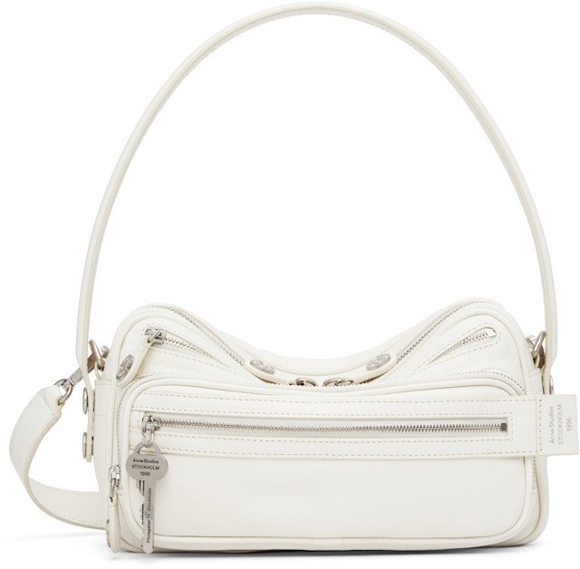 Acne Studios: Off-White Camero Party Shoulder Bag | SSENSE