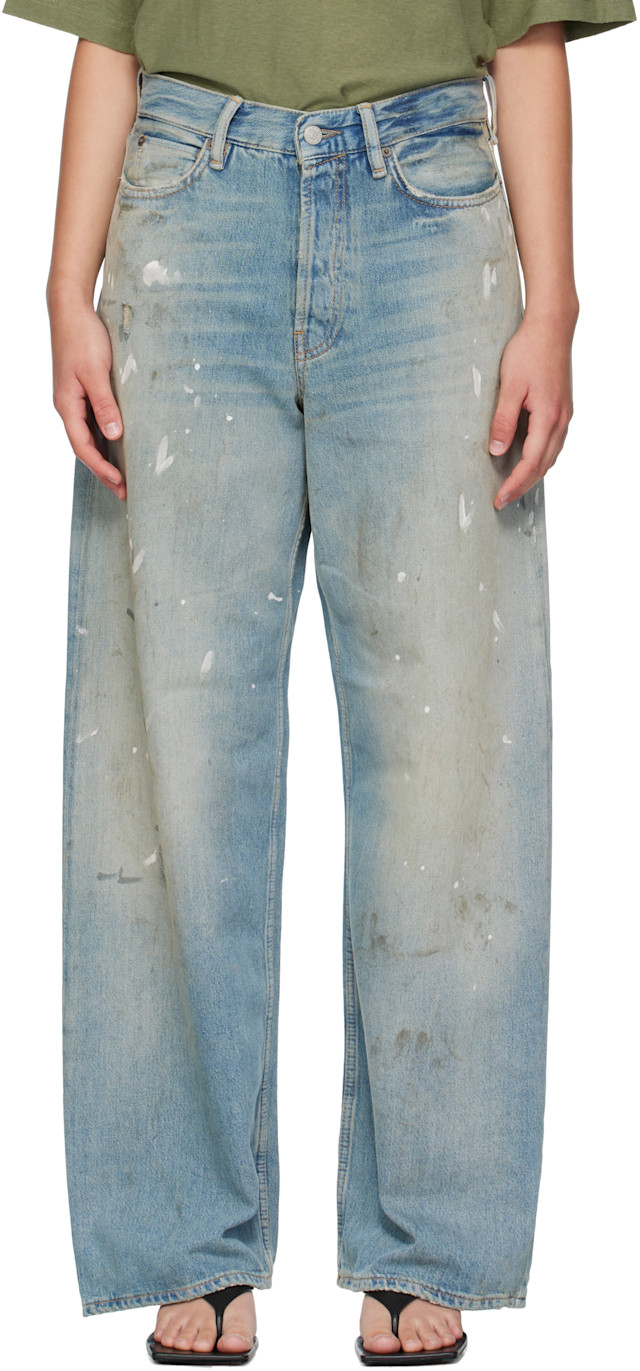 Acne Studios: Blue 1981 U Jeans | SSENSE