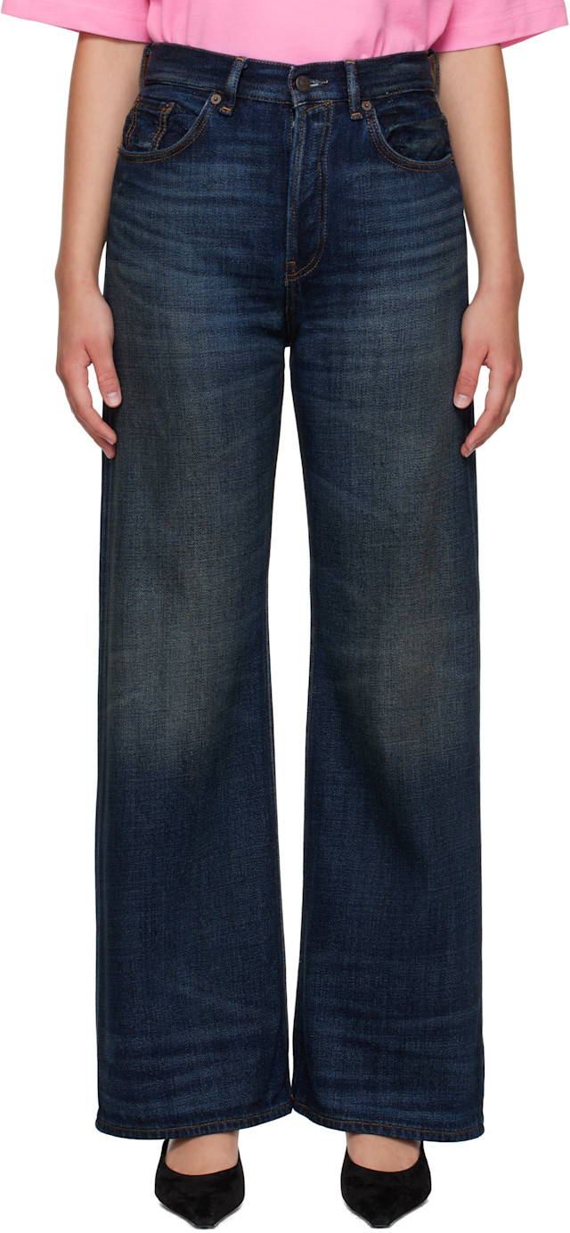 Acne Studios: Navy 2021F Regular Fit Jeans | SSENSE