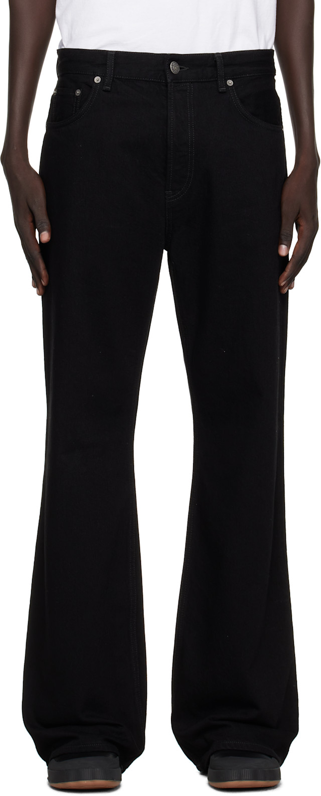 Acne Studios: Black 2021M Jeans | SSENSE Canada
