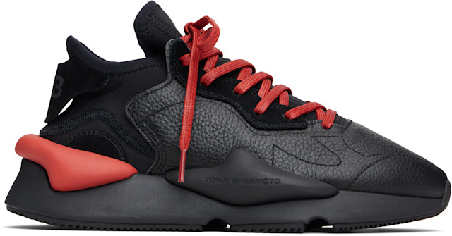 Y-3: Black Kaiwa Sneakers | SSENSE Canada