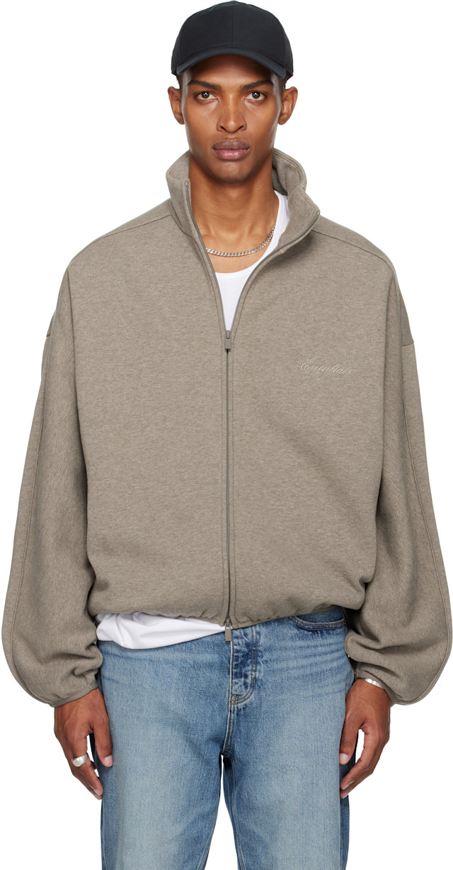 Fear of God ESSENTIALS: ブラウン Modern Fit フリース トラック