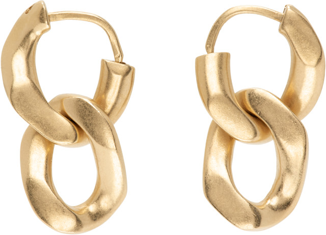 Maison Margiela: Gourmette Collection ピアス | SSENSE 日本
