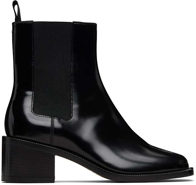 Maison Margiela: ブラック Tabi City チェルシーブーツ | SSENSE 日本