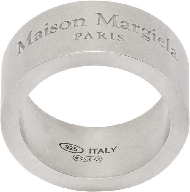 Maison Margiela: Logo Reference Ring | SSENSE