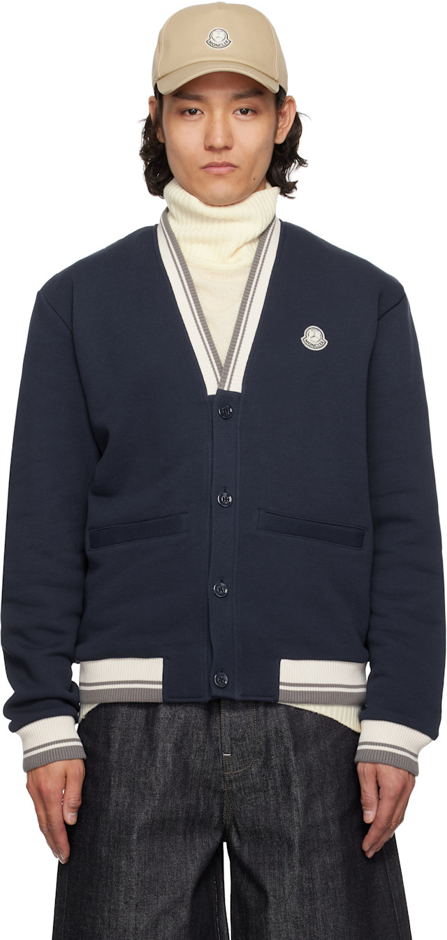 Moncler Genius: Mercedes-Benz by NIGO Navy Sweatshirt Cardigan