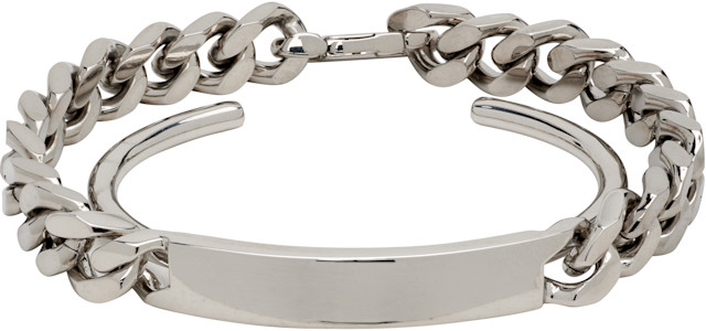 MM6 Maison Margiela: Chain Bracelet | SSENSE MM6 Maison Margiela: Chain Bracelet | SSENSE