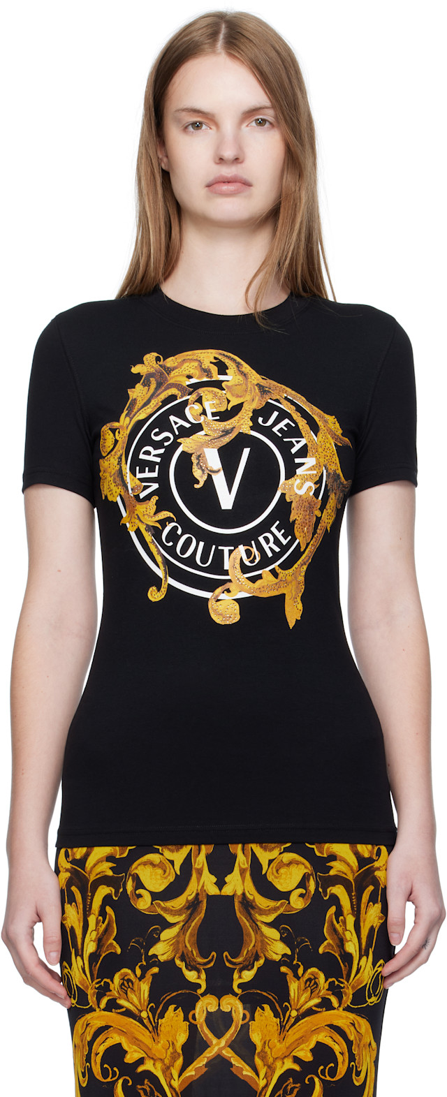 versace jeans couture dress shirt Versace Jeans Couture Mens XL Grey Diagonal Stripe Medusa Logo Button Down  Shirt