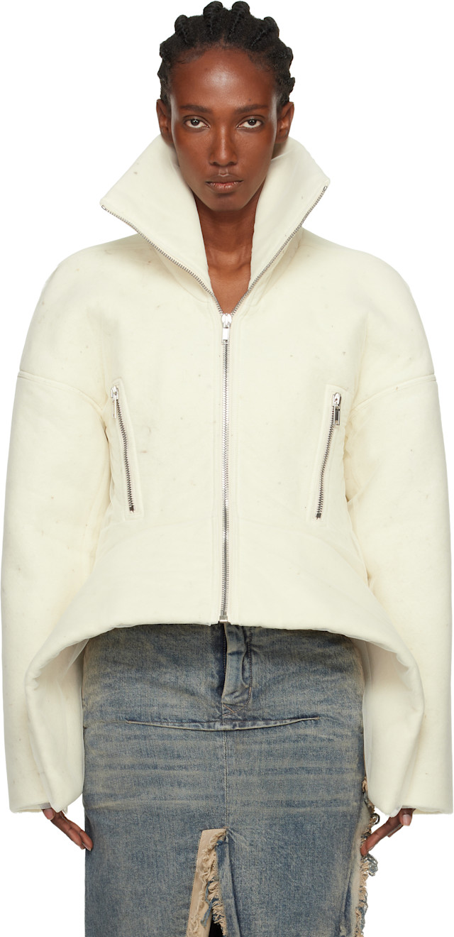 Rick Owens: Off-White Concordians Draculimo Jacket | SSENSE