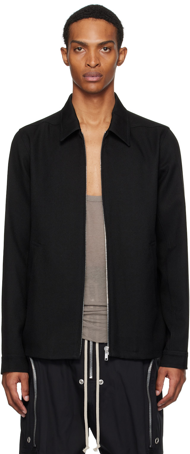 Rick Owens: Black Concordians Brad Jacket | SSENSE