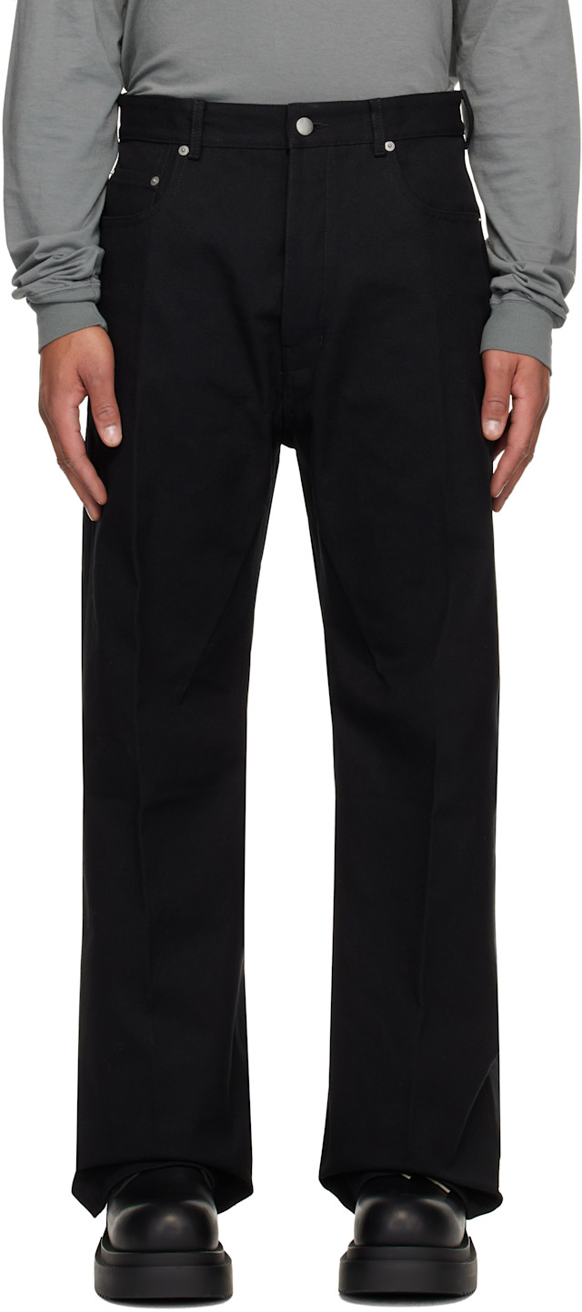 パンツ Rick Owens concordians GETH JEANS Rick Owens: ブラック Concordians Geth ジーンズ | SSENSE 日本